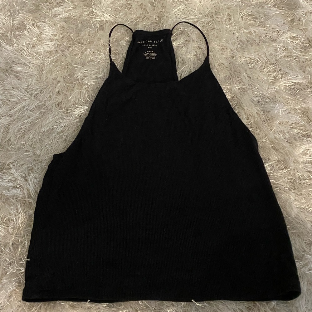 black tank top